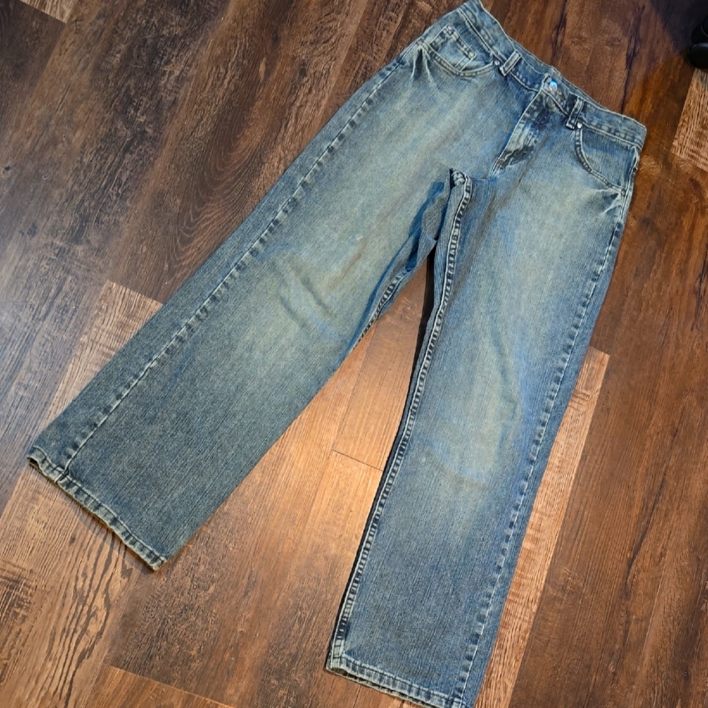 Boys Wrangler 20X Classic Blue Denim Jeans, sz 20 adjustable